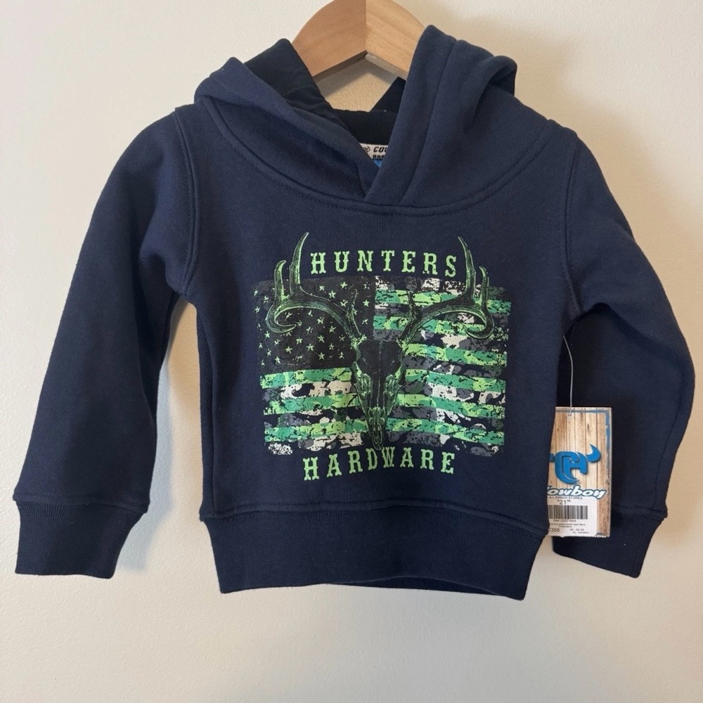 Cowboy Hardware Hunter Hardware Sweatshirt 6 MONTH NWT Infant Hoodie Western